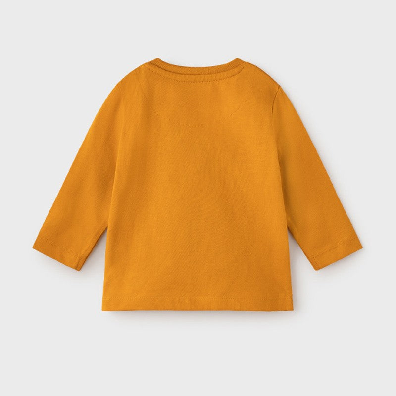 Mayoral 11-00108-046 Koszulka z długim rękawem dla chłopców 108-46 Ochra -  - #tag1# - #tag2# - #tag3# - #tag4#