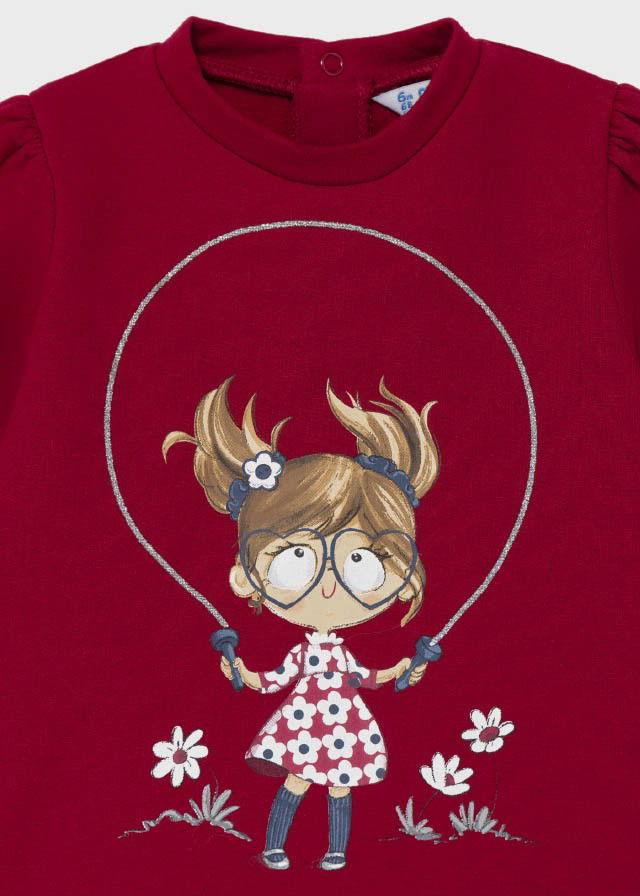 Mayoral 11-02913-014 Sukienka dziewczynka 2913-14 Czerwony -  - #tag1# - #tag2# - #tag3# - #tag4#