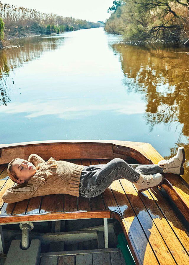 Mayoral 11-04577-062 Spodnie slouchy jeans dziewczynka 4577-62 Szary -  - #tag1# - #tag2# - #tag3# - #tag4#