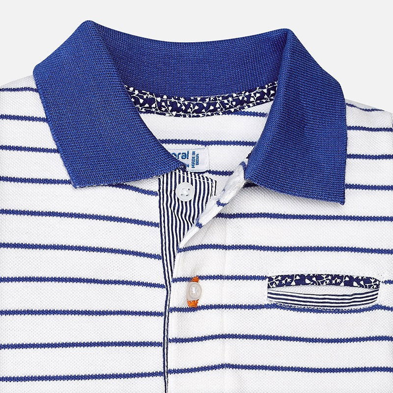 Mayoral 1134-46 Koszulka chłopięca polo kolor niebieski -  - #tag1# - #tag2# - #tag3# - #tag4#