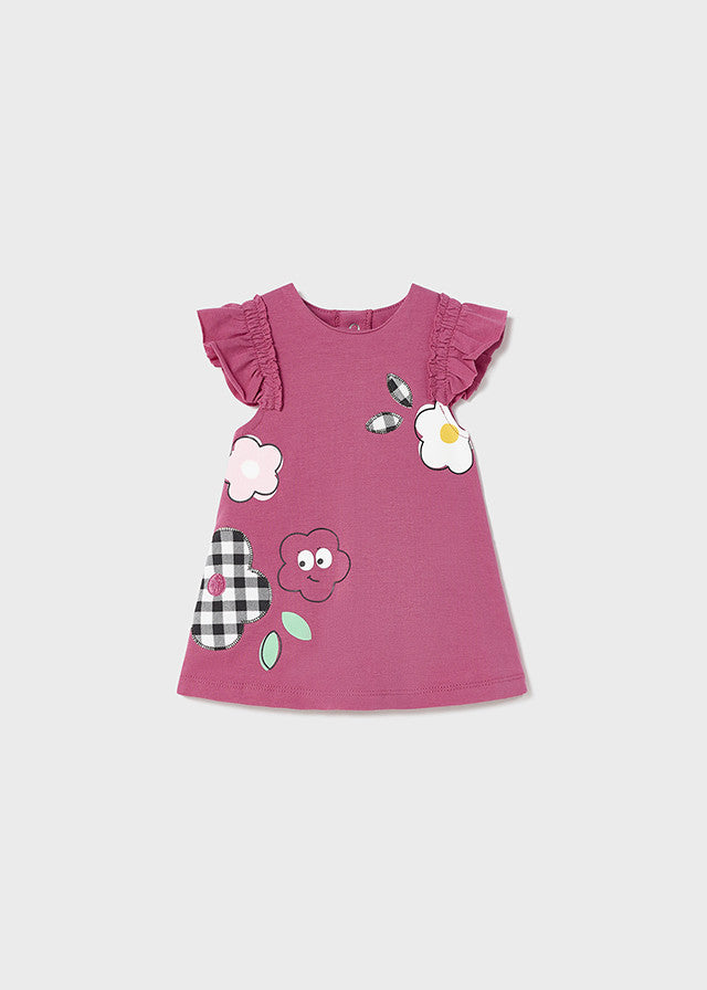 Mayoral 1806-10 Sukienka bawełniana dziewczynka kolor tulipan -  - #tag1# - #tag2# - #tag3# - #tag4#