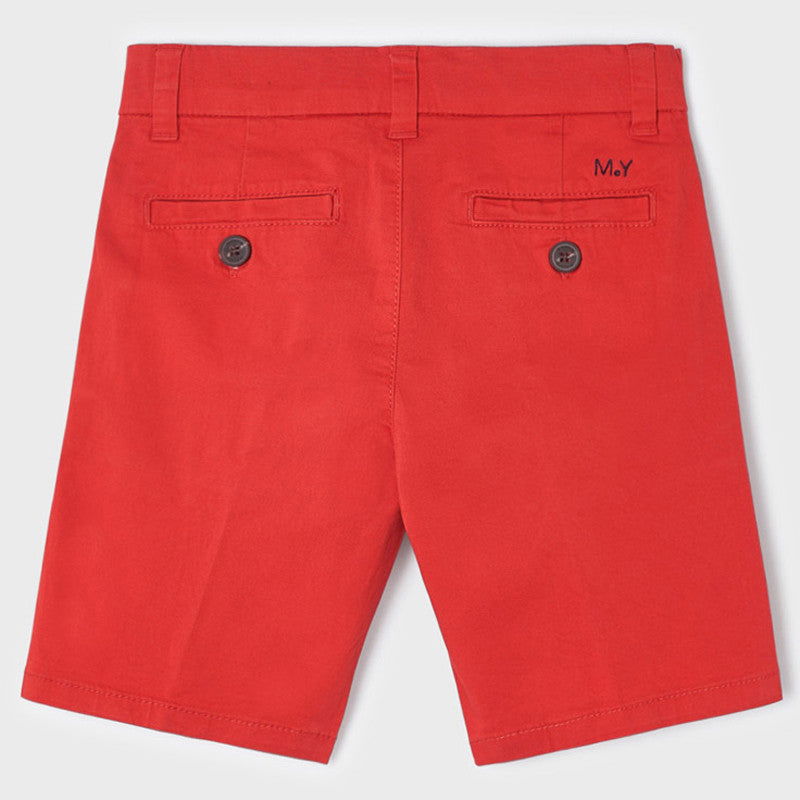 Mayoral 22-00202-019 Bermudy chino chłopięce 202-19 czerwony -  - #tag1# - #tag2# - #tag3# - #tag4#