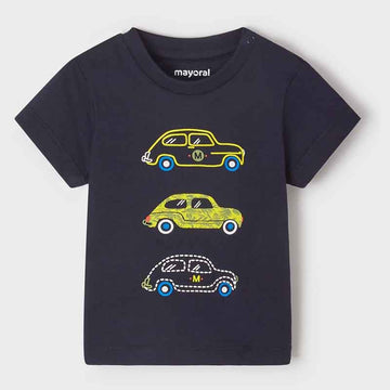 Mayoral 22-01006-073 Koszulka z krótkim rękawem chłopiec 1006-73 granatowy -  - #tag1# - #tag2# - #tag3# - #tag4#