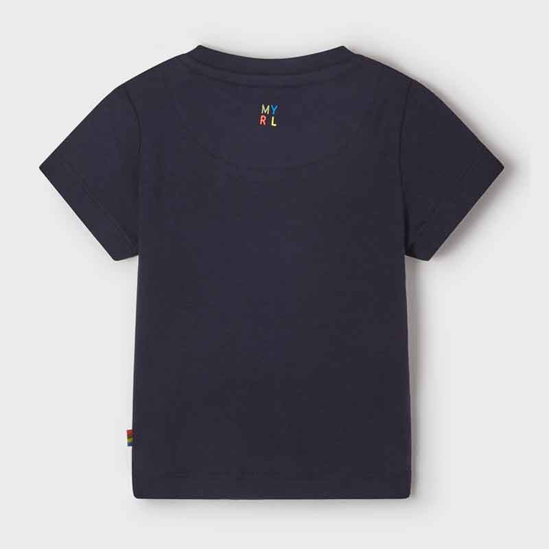 Mayoral 22-01006-073 Koszulka z krótkim rękawem chłopiec 1006-73 granatowy -  - #tag1# - #tag2# - #tag3# - #tag4#
