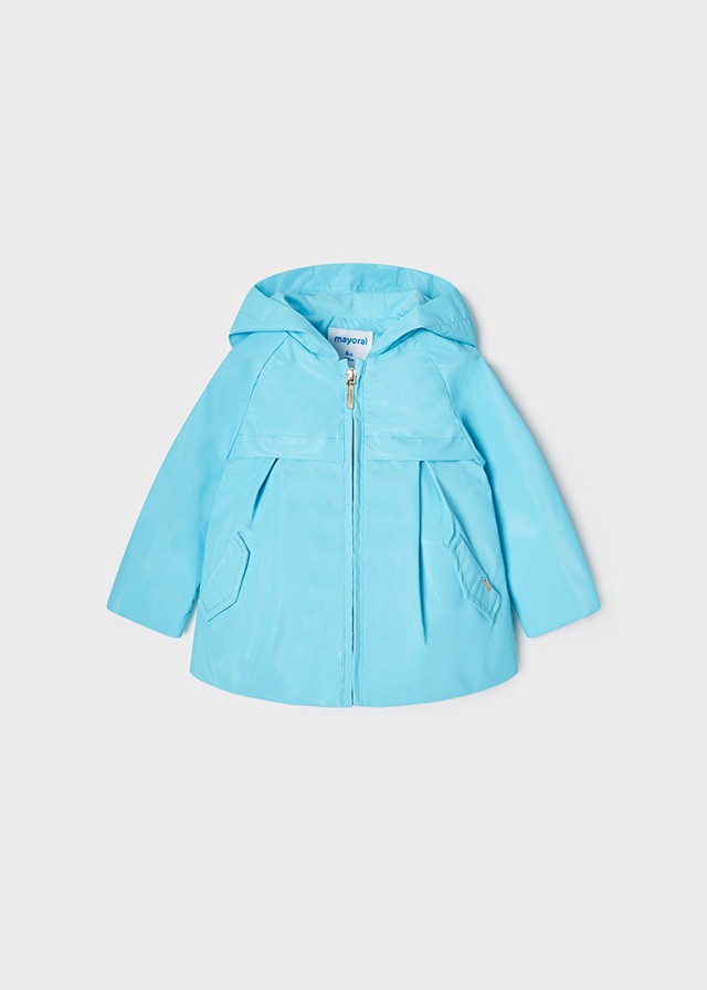 Mayoral 22-01496-016 Kurtka przeciwwiatrowa dziewczynka 1496-16 turkus -  - #tag1# - #tag2# - #tag3# - #tag4#
