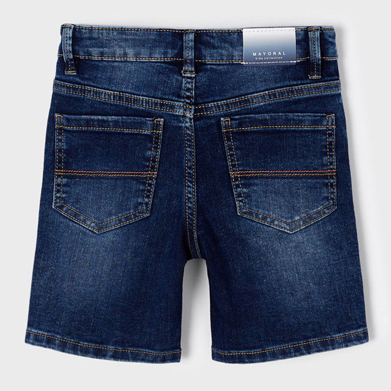 Mayoral 22-03258-056 Bermudy jeansowe chłopięce 3258-56 ciemny -  - #tag1# - #tag2# - #tag3# - #tag4#