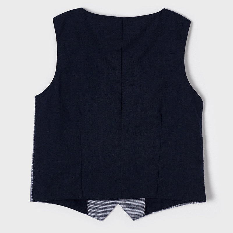 Mayoral 22-03338-051 Kamizelka lniana chłopięca 3338-51 akwarium -  - #tag1# - #tag2# - #tag3# - #tag4#