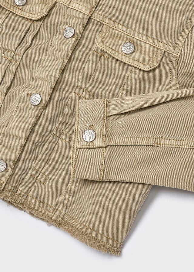 Mayoral 22-03427-078 Kurtka serża dziewczynka 3427-78 brąz -  - #tag1# - #tag2# - #tag3# - #tag4#