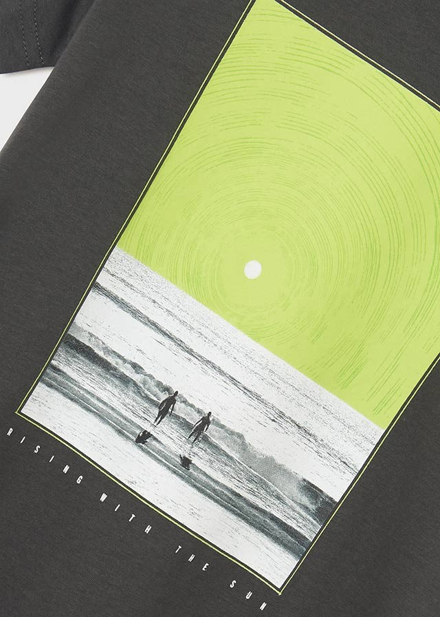 Mayoral 22-06020-011 Koszulka z krótkim rękawem chłopiec 6020-11 kawior -  - #tag1# - #tag2# - #tag3# - #tag4#