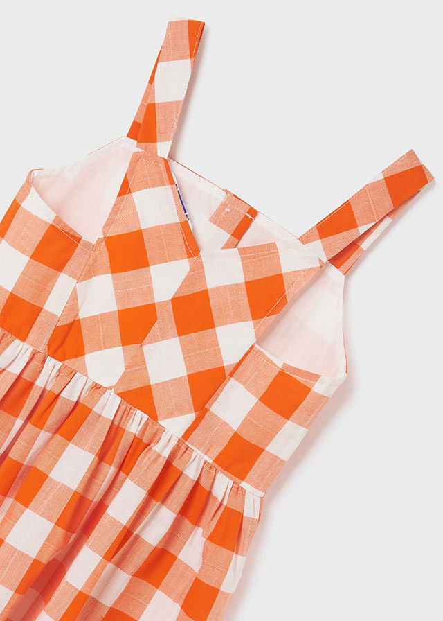Mayoral 22-06969-044 Sukienka w kratkę dziewczynka 6969-44 klementyna -  - #tag1# - #tag2# - #tag3# - #tag4#