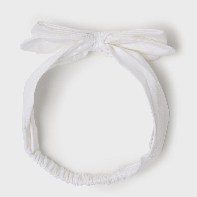 Mayoral 22-09499-066 Opaska dla dziewczynki 9499-66 biały -  - #tag1# - #tag2# - #tag3# - #tag4#