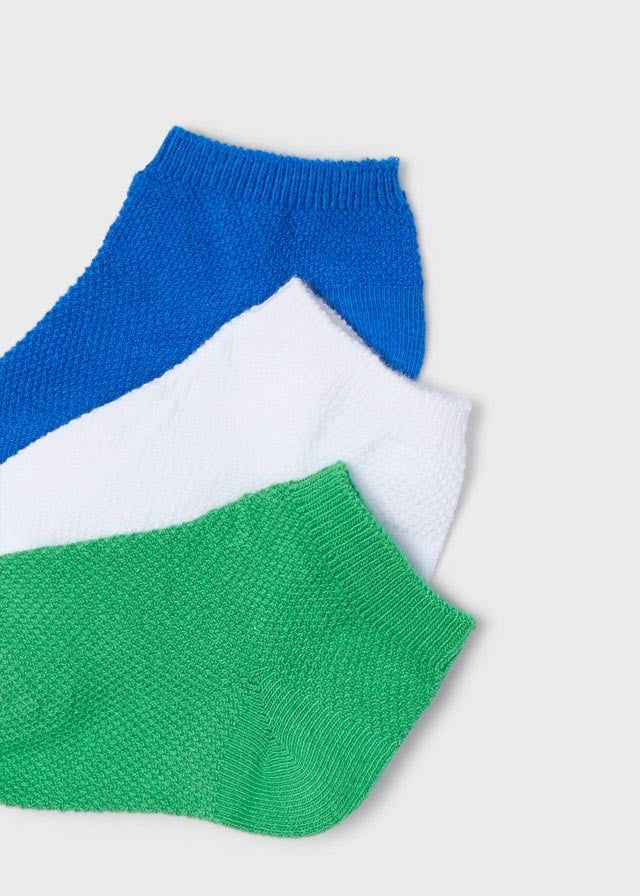 Mayoral 22-10172-017 Komplet 3 pary skarpetek chłopiec 10172-17 pacyfik -  - #tag1# - #tag2# - #tag3# - #tag4#