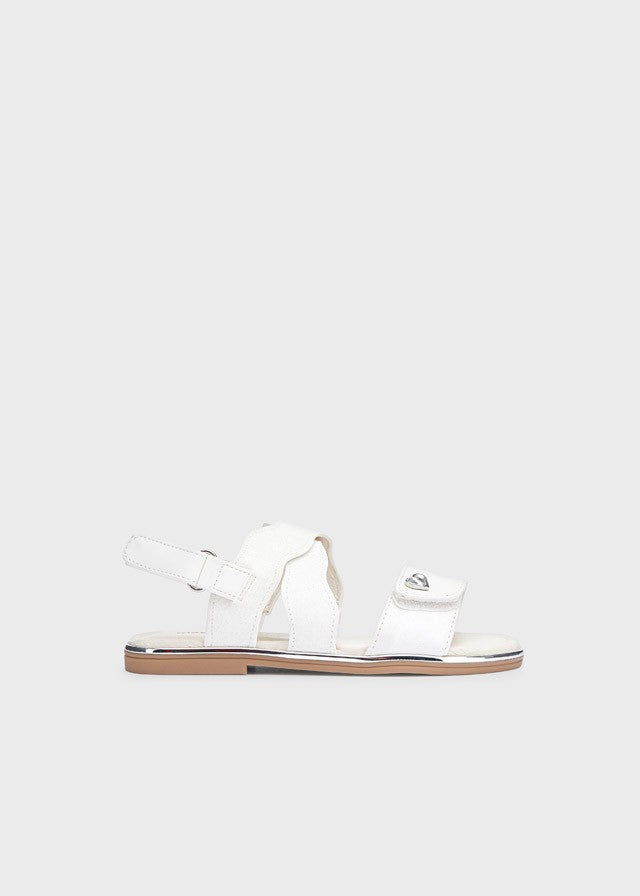 Mayoral 22-45361-097 Sandały dla dziewczynki 45361-97 biały -  - #tag1# - #tag2# - #tag3# - #tag4#