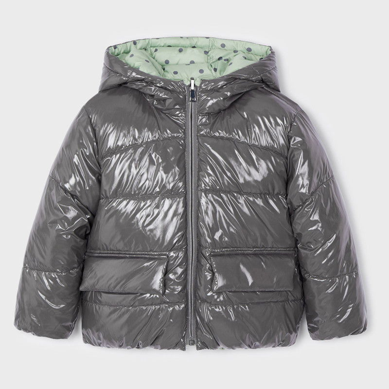 Mayoral 4493-66 Kurtka zimowa dwustronna dla dziewczynki kolor cień -  - #tag1# - #tag2# - #tag3# - #tag4#