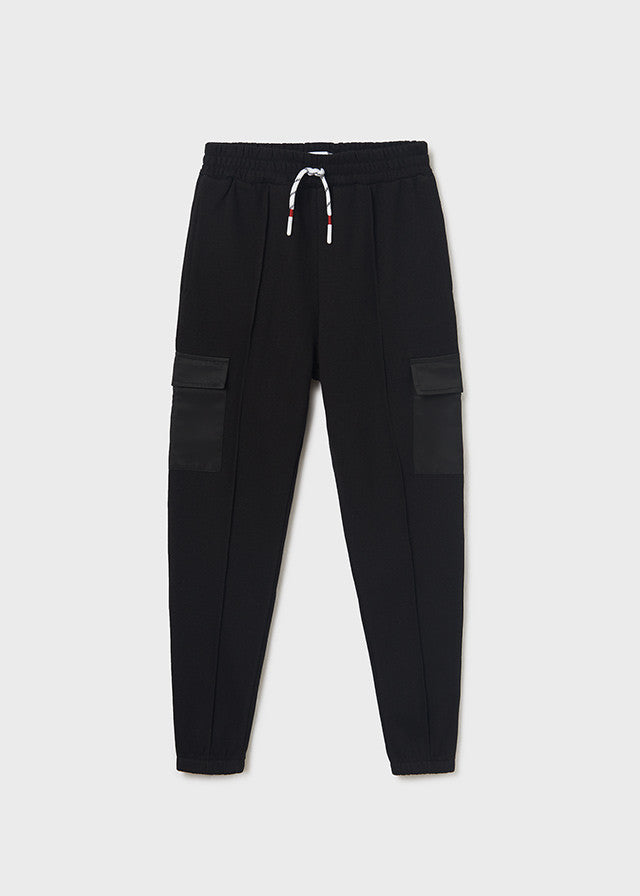 Mayoral 6585-41 Spodnie cropped dziewczynka kolor czarny -  - #tag1# - #tag2# - #tag3# - #tag4#