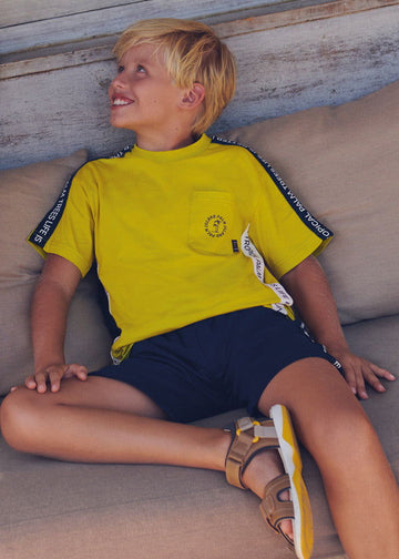 Mayoral 6656-77 Komplet bawełniany chłopiec kolor siarka -  - #tag1# - #tag2# - #tag3# - #tag4#