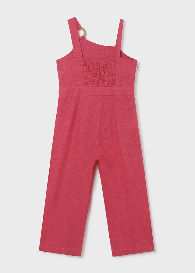 Mayoral 6843-23 Kombinezon lniany dziewczynka kolor bugenwilla -  - #tag1# - #tag2# - #tag3# - #tag4#