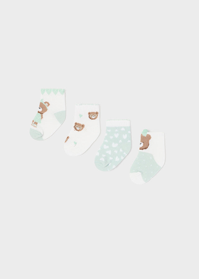 Mayoral 9592-51 Zestaw 4 par skarpetek dziewczynka kolor misty -  - #tag1# - #tag2# - #tag3# - #tag4#