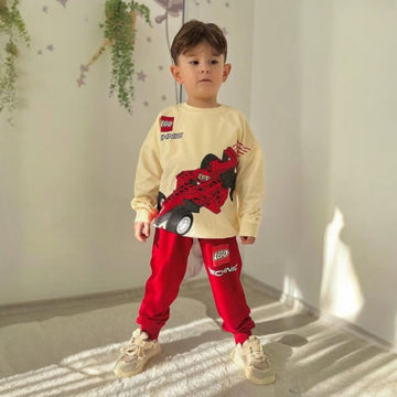 Dres klocki chłopięcy czerwony Jeliboom 2593-22125-18