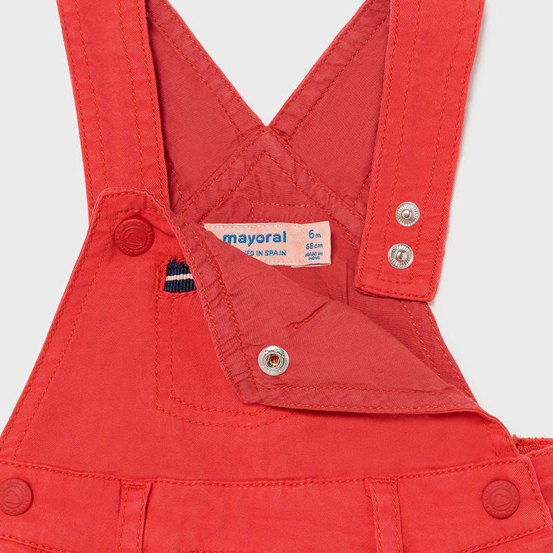 Ogrodniczki krótkie dla chłopca Mayoral 1663-92 Czerwony -  - #tag1# - #tag2# - #tag3# - #tag4#