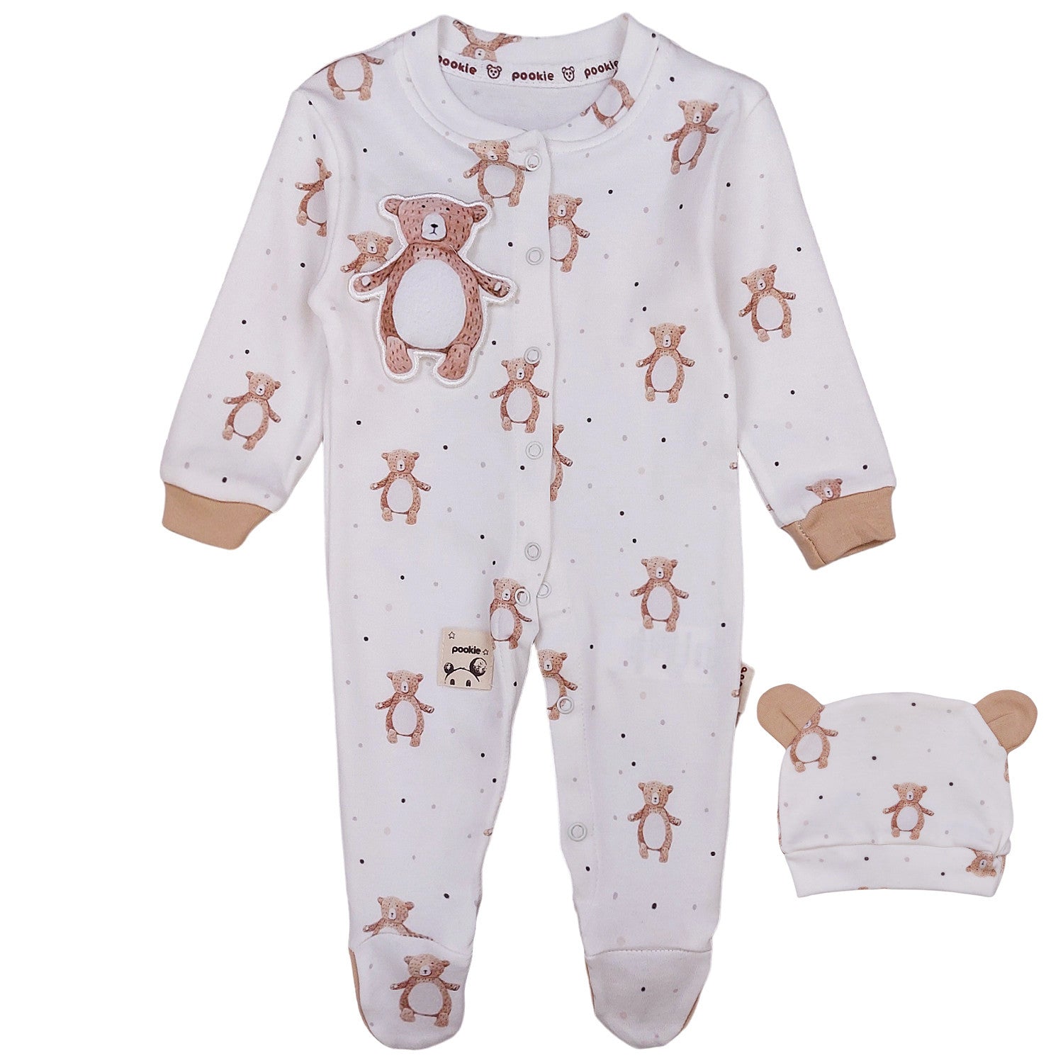 Pajacyk unisex beż 1102-24624 GKMOU -  - #tag1# - #tag2# - #tag3# - #tag4#