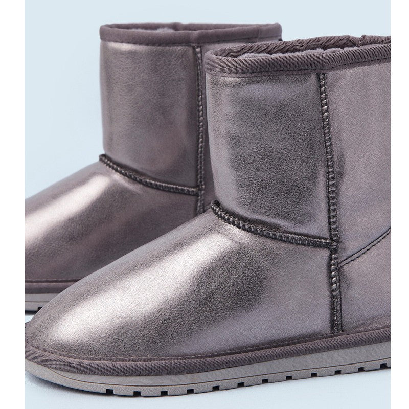 Pepe Jeans Buty botki zimowe ANGEL METAL junior Girls PGS50179-934 SILVER -  - #tag1# - #tag2# - #tag3# - #tag4#