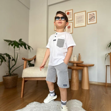 Komplet chłopięcy popiel Kocak A7138-16525-37