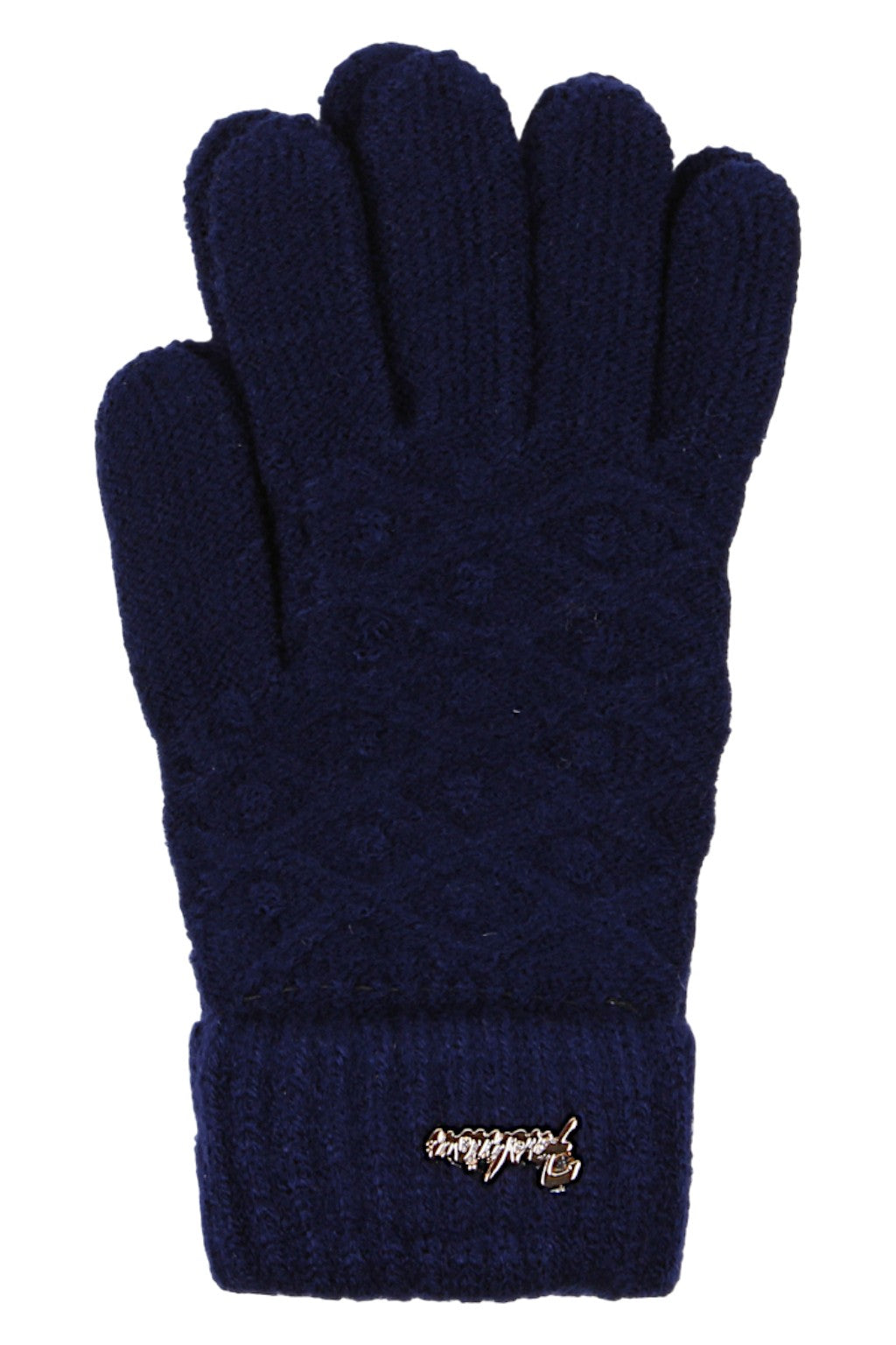 Rękawiczki dziewczęce granatowe Euro Gloves B-84-91025-23