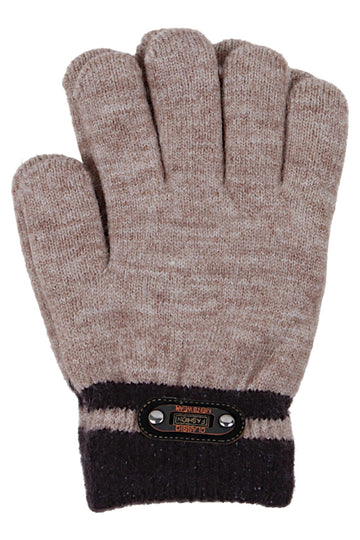 Rękawiczki Claccic chłopięcy beż Euro Gloves D-298-91025