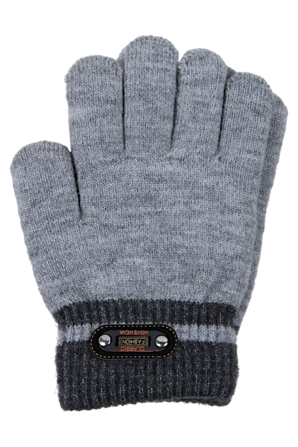 Rękawiczki Classic chłopięce popiel Euro Gloves D-298-91025