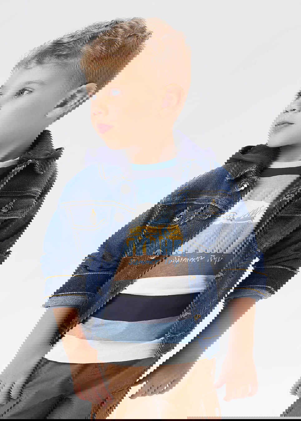 iDO 46266-7450 Kurtka jeans chłopiec kolor granat -  - #tag1# - #tag2# - #tag3# - #tag4#