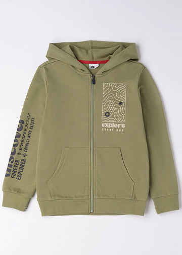 iDO 46392-5454 Bluza z kapturem chłopiec kolor zielony -  - #tag1# - #tag2# - #tag3# - #tag4#