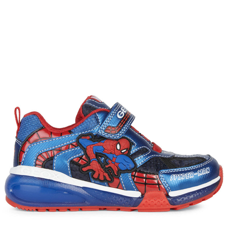 Sneakersy chłopięce Spider-Men Geox J26FEB-011CE-C4226 kolor NAVY/ROYAL