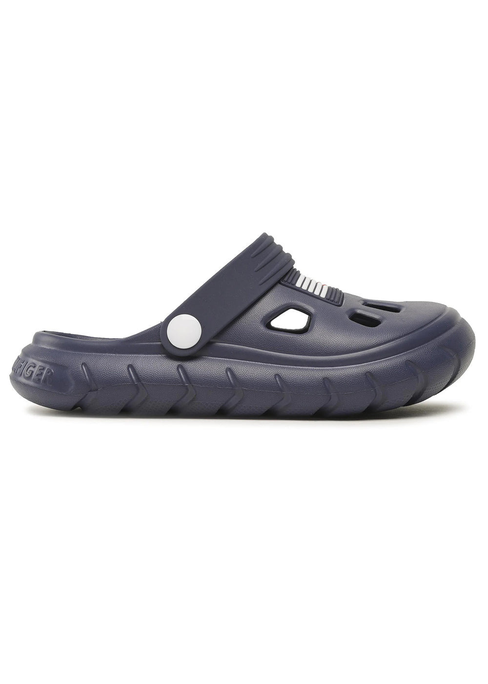 TOMMY HILFIGER T3X2-32915-0083800 Klapki sandały chłopięce kolor granat