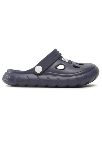 TOMMY HILFIGER T3X2-32915-0083800 Klapki sandały chłopięce kolor granat