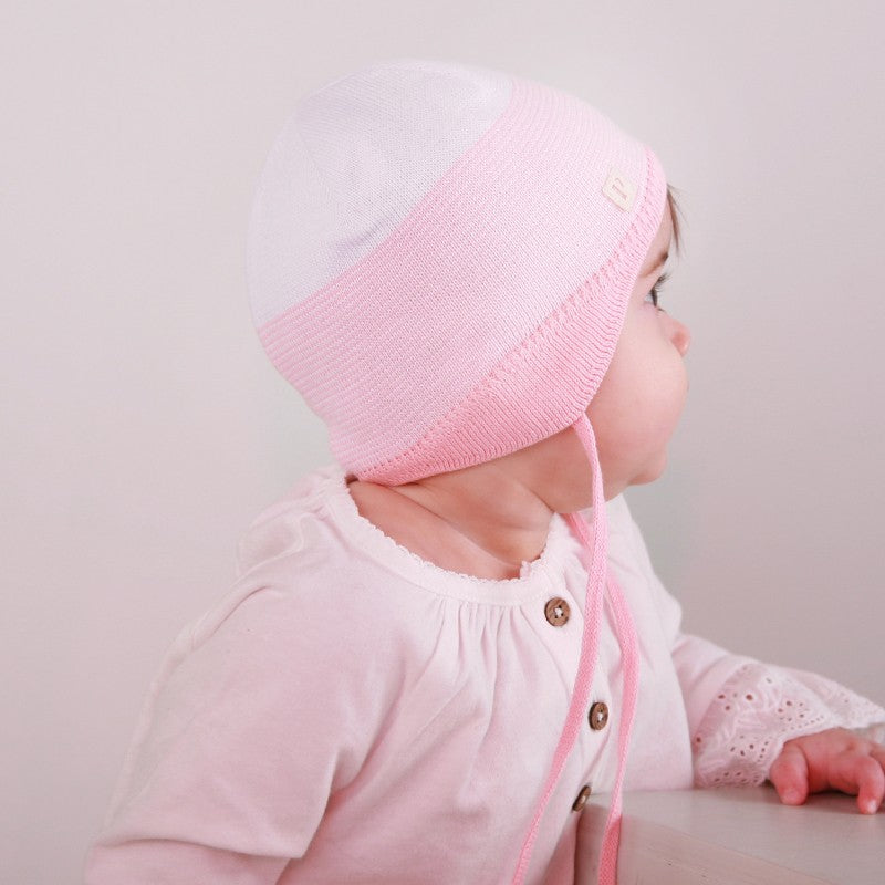 Pupil girl's hat Mona color pink