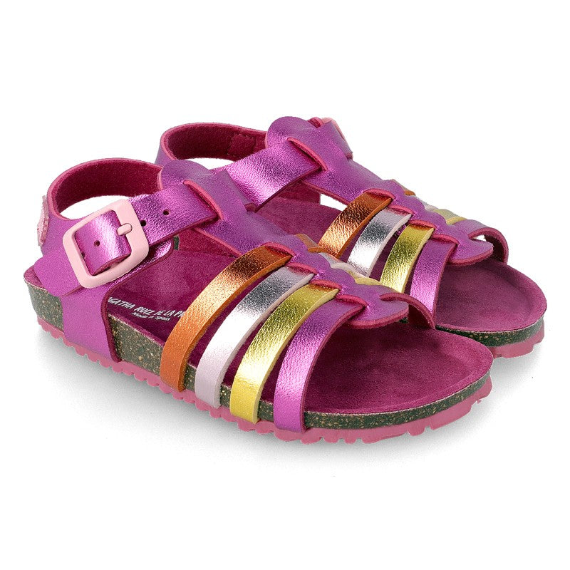 Girls' sandals Agata Ruiz De La Prada 212966-A color fuchsia