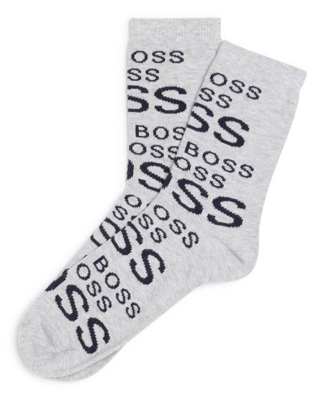 Two pairs of boys' socks HUGO BOSS J20291-A32 navy blue