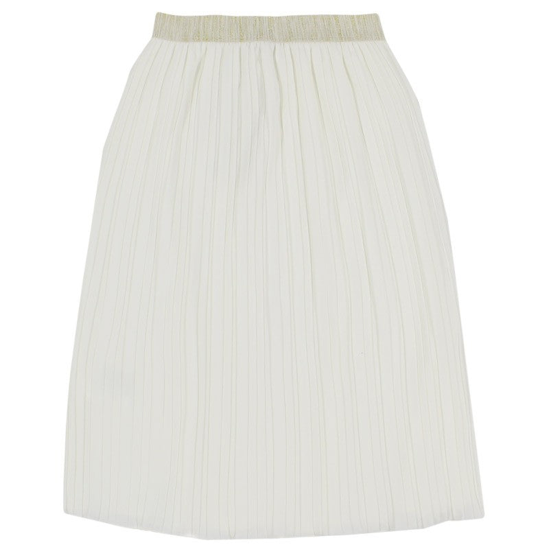 Girl's long pleated skirt Trybeyond 42285280-11A cream