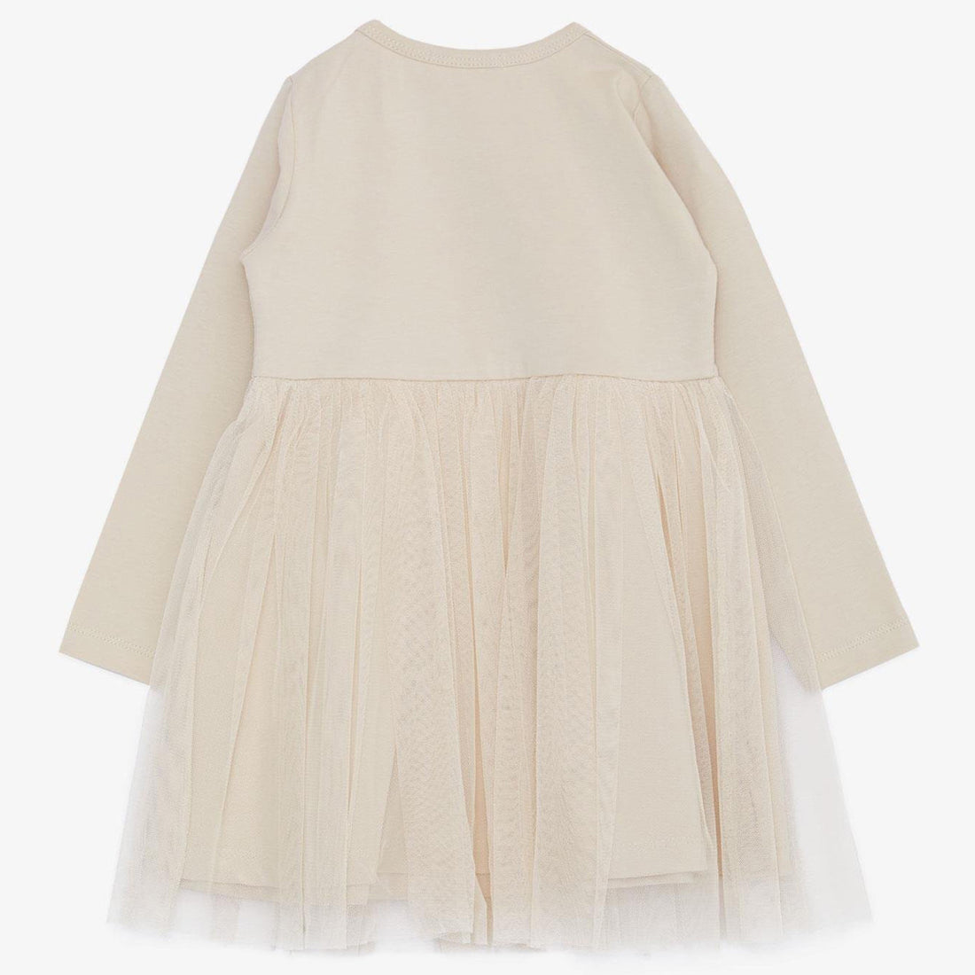 Tulle dress girl beige 19609-7524 GKMOD