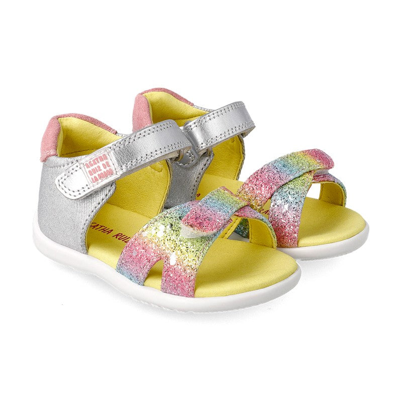 Girls' sandals Agata Ruiz De La Prada 212903-B silver color