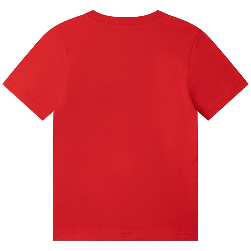 TIMBERLAND T25S81-992 Boy's short sleeve T-shirt red