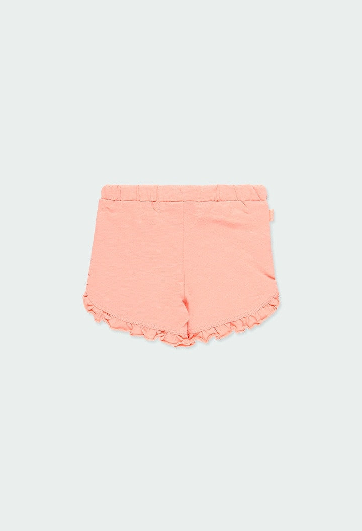 Baby Boboli 294049-3742 girls shorts salmon color