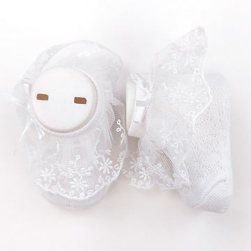 Skarpetki Koronka Pachnące dziewczynka biały 4081-7524 GKMOD