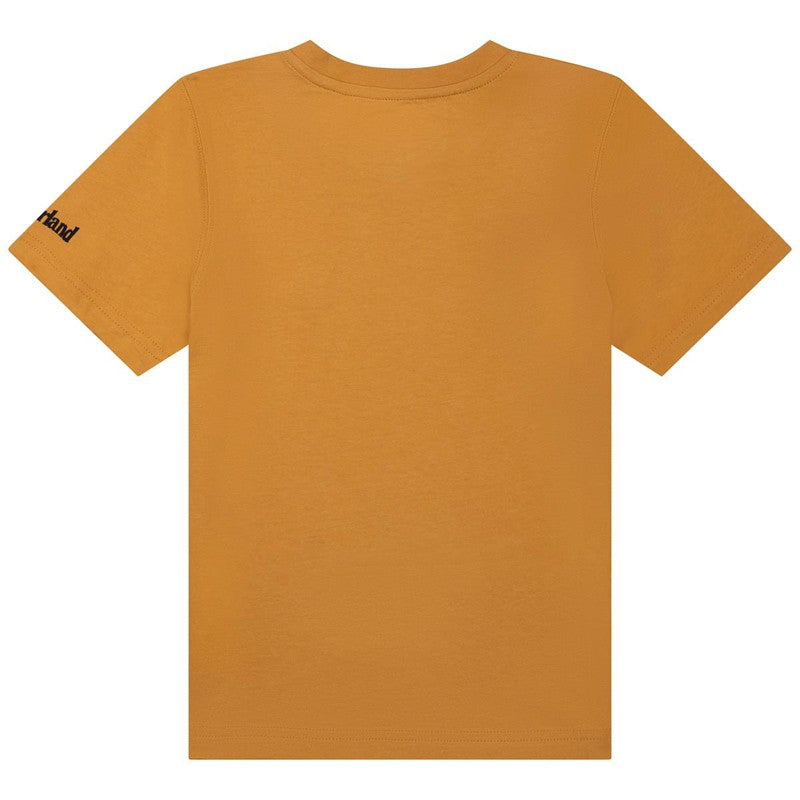 TIMBERLAND T25S87-589 Boy's T-shirt, ochre color