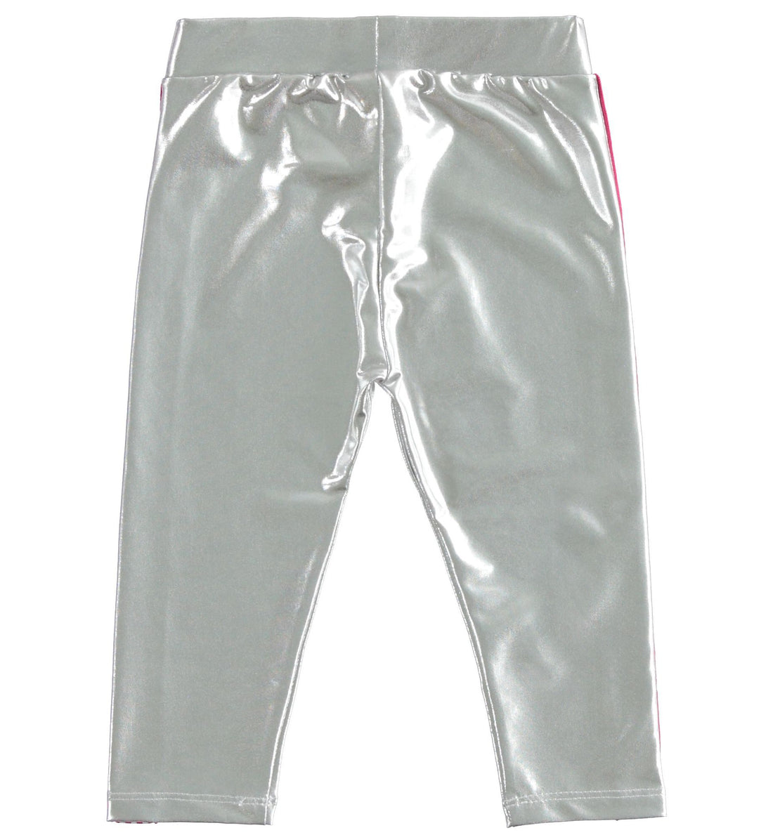 Girls' shiny pants iDO J334-1157 silver color