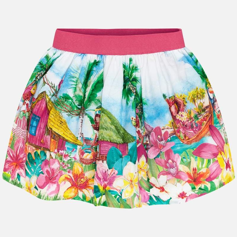 Tropic Skirt for Girls Mayoral 3906-7 Colorful